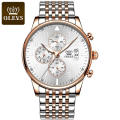 Men Watch OLEVS Brand Men Classic Quartz Wrist Watch  Water Resistant Stainless Steel Business Men  Analog Watch 2869